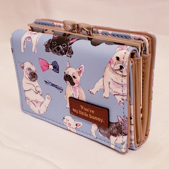 Brand New Tri-fold French Bulldog Wallets - Picture 1 of 4